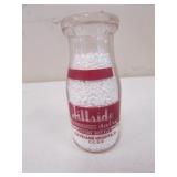 hillside dairy pint milk bottle