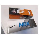 2 packs of golfballs