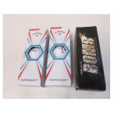 3 packs of golfballs