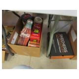 box of cameras & lights