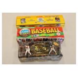 3 boxes of baseball cards