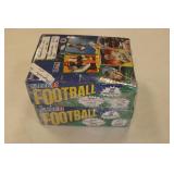 2 boxes of football cards