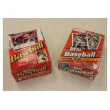 2 boxes of baseball cards
