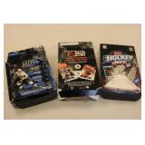 3 boxes of hockey cards