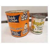 humpty dumpty potato can & desert milk can