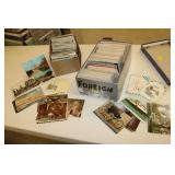 2 boxes of postcards