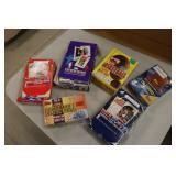 6 boxes of basketball cards