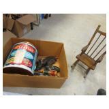 tiny rocker,tin & kids shoes