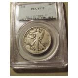 1941 silver walking liberty half dollar