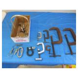 c-clamps,clevis & items
