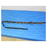 brass items on strap