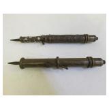 antique oriental Paktong sleeve darts