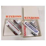 2 winross semis w/boxes