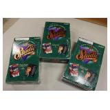 3 boxes of baseball cards