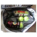 bag & tennisballs