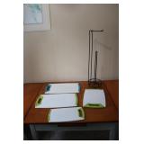 cutting boards & paper towel holder