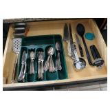 silverware,knives & utencils
