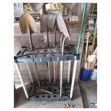 yard tool holder & all shovels