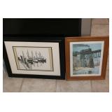 2 art pictures by Herman Cox & Smith