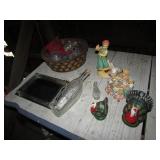tote,turkeys,figurines & items