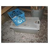 empty tote & crate
