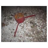 sprinkler & metal christmas tree stand