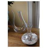 vase w/shells & sand