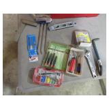 hand tools,square,level & items