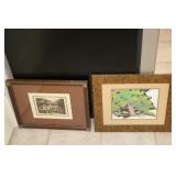 2 wall pictures incl:neathery