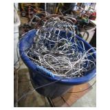 tub & all copper wire & items