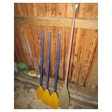 4 plastic oars