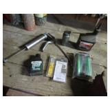 grease gun,grease,oil can,partial oils,staples