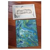 2 wall pictures incl;Glore