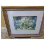 Lou McMurray water color house picture