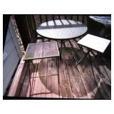 3 patio end tables