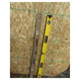 stanley 48" level & wood level