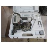 masterforce air coil roofing nailer & case