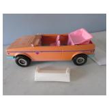 mattell 1981 barbie convertibe car