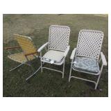 3 lawn chairs