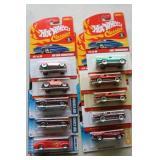 10 hotwheels & classics toys