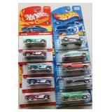 10 hotwheels & classics toys