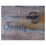 chevelle emblem & scissors