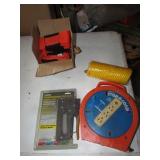 stapler,cord reel,air hose & furniture straps
