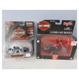2 harley davidson toy motorcycles