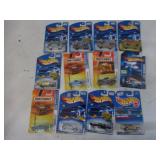 12 hotwheels & matchbox toys