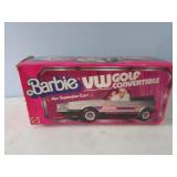 1981 mattell barbie VW golf convertible w/box