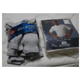 new mens socks & t-shirts