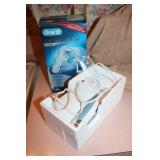 oral b electric toothbrush & items
