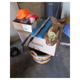 yard decoration basket,snowjow & items