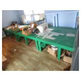 all green wood tables